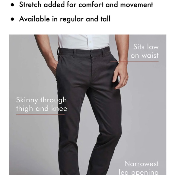 Banana Republic Fulton Skinny Chino Men’s 32/34 Excellent condition. - Picture 5 of 7